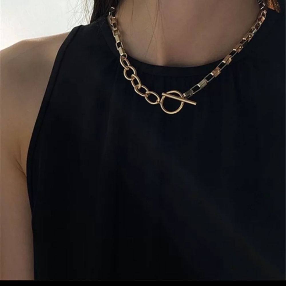 NEW Vintage necklace 18k Gold chain - Picture 3 of 6